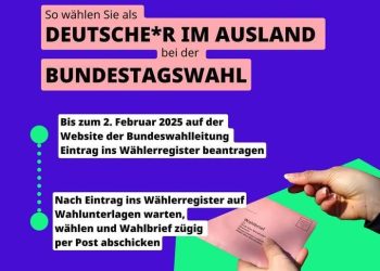 Élections fédérales allemandes 2025 : Pensez au vote par correspondance !
