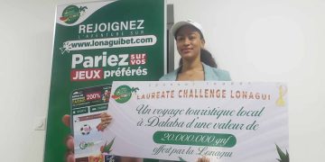 Concours Challenge Jackpot Milliardaire 2024 :  La Miss Guinée, Rouguiatou Cissé, reçoit son prix et décroche un stage à la LONAGUI !