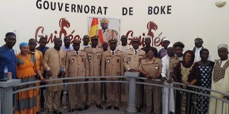 Boké-Administration: Les préfets de la région présentent leurs vœux du nouvel An au gouverneur