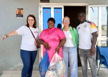 Le personnel de l’Ambassade d’Allemagne à Conakry en visite à l’orphelinat Fondation Josuha Guilavogui