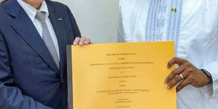 Guinée et Japon renforcent leur coopération : 17,36 millions USD pour la reconstruction du pont de Faranah