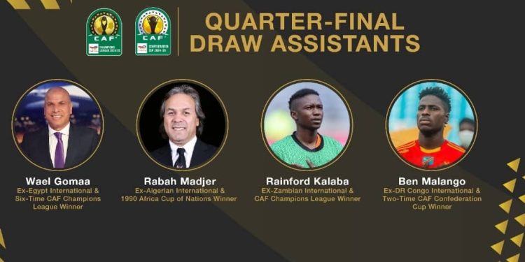 Quarts de finale des interclubs : Gomaa, Madjer, Kalaba et Malango assistants du tirage au sort à Doha