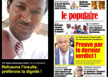 Refusons l’insulte, préférons la dignité!