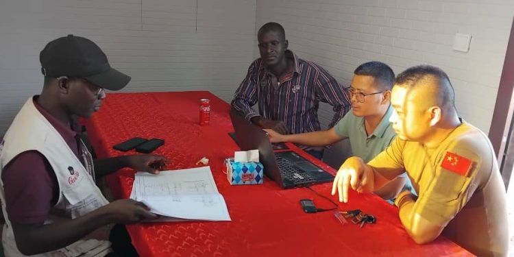 Boké-Infrastructures: Le directeur préfectoral des TP échange avec la Société SD-Mining, à Kabata