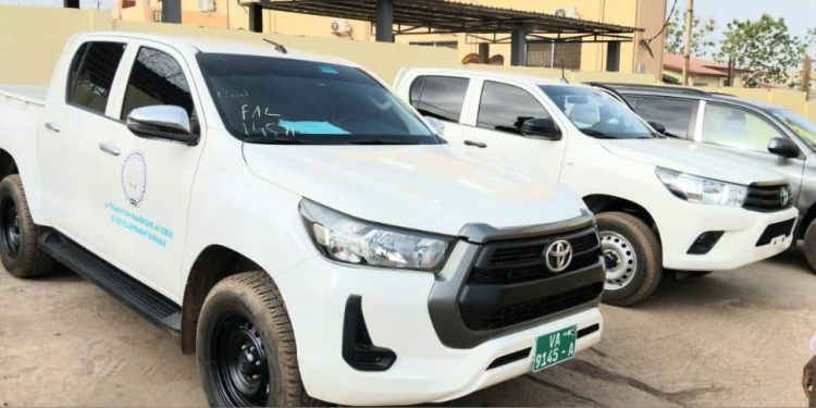 Boké-Refondation: Des pick-ups neufs pour des cadres régionaux