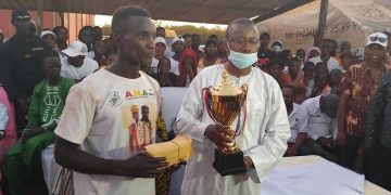 Boké-Sports: L&rsquo;équipe de Lambanyi remporte la coupe du tournoi Mohamed Lamine Sy Savané