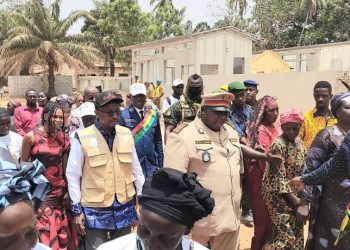 Boké-PN-RAVEC: Le Ministre Mohamed Lamine Sy Savané en tournée d’information et de sensibilisation dans les sous-préfectures