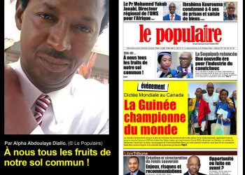 À nous tous les fruits de notre sol commun ! 