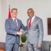 Rencontre entre l’Ambassadeur Fitrell et le Premier ministre guinéen Amadou Oury Bah