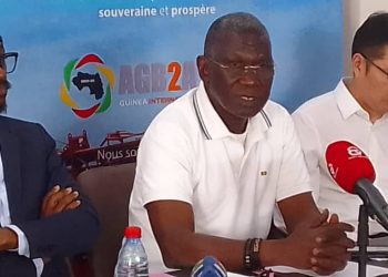 Conférence de presse des avocats de Ahmed Kanté, administrateur général de AGB2A-GIC