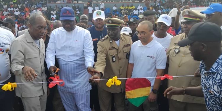 Sports : Le Stade du 1er Mai de Boké rebaptisé « Stade Général Mamadi Doumbouya »