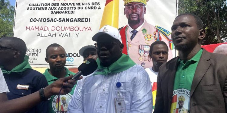 Sangarédi: La Coalition des Mouvements de soutien aux acquis du CNRD lance ses activités