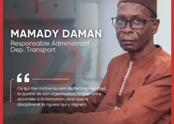 Portrait d’Employé – Mamady Daman, une pièce maîtresse du département Transport