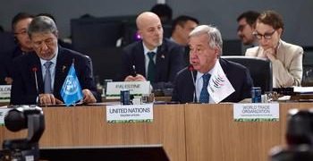 Au Sommet des BRICS à Rio, Guterres appelle à la mobilisation sur le climat