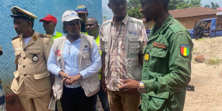 FODISAC en action : 10 hectares de palmiers et d’hévéas plantés à Sogoboly, berceau du roi Dinah Salifou Camara – FODISAC marche vers l’espace vert.