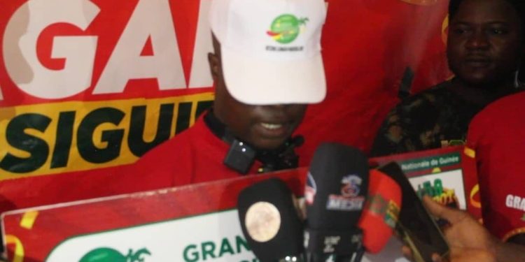 Inauguration d’une nouvelle station UTS à Kolenté, dans la préfecture de Kindia