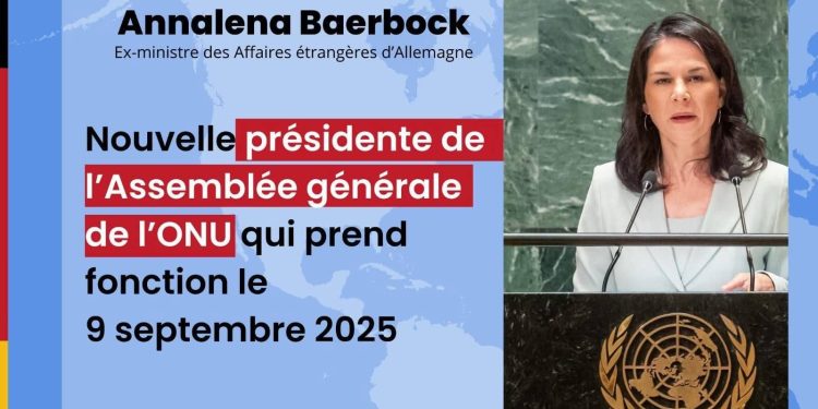 Annalena Baerbock à la tête de la 80ᵉ Assemblée générale de l’ONU : un tournant pour le multilatéralisme