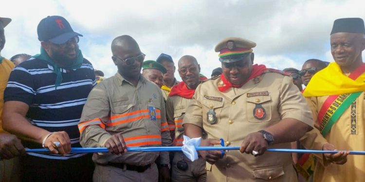 Sangarédi : Mis en service d’un Marché moderne construit par la CBG