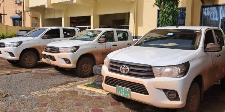 Boké: Des véhicules de Commandement flambants-neufs pour les sous-préfets de la région