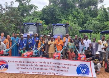 Boké-Mines/Agriculture Durable: Le Consortium SMB-Winning lance la 2ème formation de plus de 80 jeunes en conduite et maintenance des machines agricoles