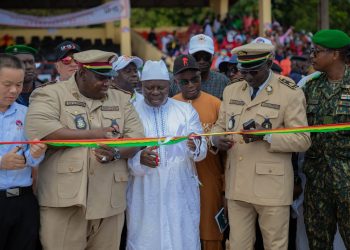 Boké : La Place des Martyrs retrouve son éclat grâce au Groupe UMS et au Consortium SMB-Winning