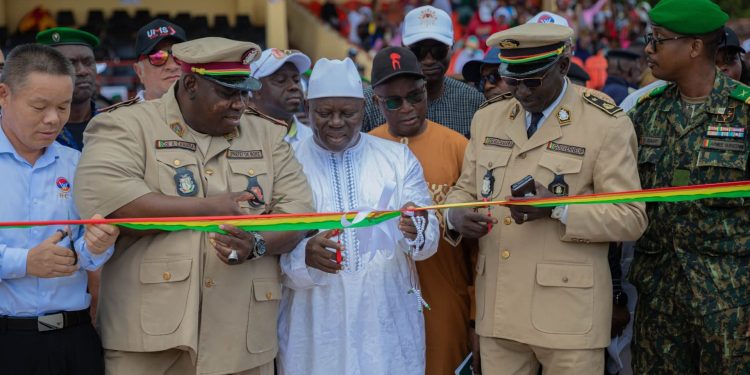 Boké : La Place des Martyrs retrouve son éclat grâce au Groupe UMS et au Consortium SMB-Winning