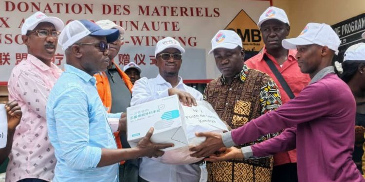 Boké-Santé: Le Consortium SMB-Winning dote 20 postes et centres de santé en matériels médicaux