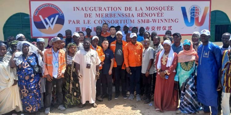 Boké-Religion: La Mosquée du secteur Merbenssia remise après sa rénovation par le Consortium SMB-Winning