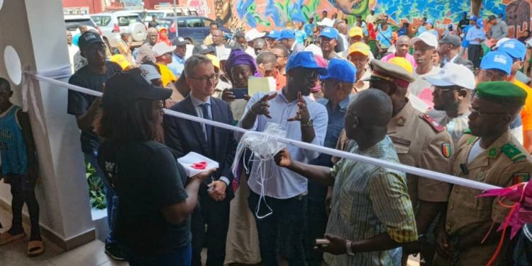 Boké-Société: Le CECOJE remis à la Jeunesse après sa rénovation par Expertise France