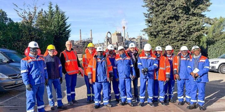 La Guinée prépare une industrie d’alumine exemplaire : mission stratégique du Ministère des Mines et de la Géologie au cœur d’ALTEO Gardanne