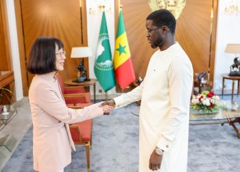 Le Président de la République reçoit Mme Tomoko Akane, Présidente de la Cour pénale internationale