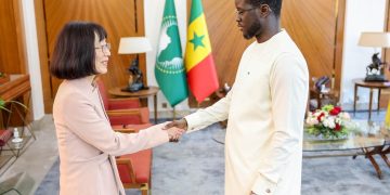 Le Président de la République reçoit Mme Tomoko Akane, Présidente de la Cour pénale internationale