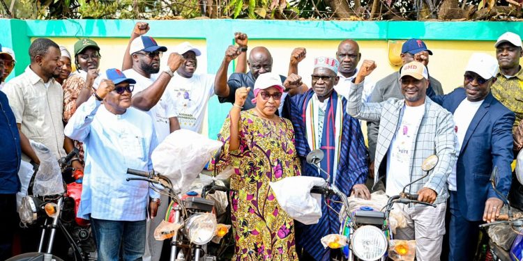 Campagne GMD à Labé : Ahmed Kanté renforce le directoire préfectoral avec un important appui logistique et financier