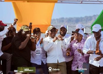 Dabola parle, Dabola choisit : le candidat Mamadi Doumbouya porté par le Ministre du Plan et de la Coopération internationale, Ismaël Nabé