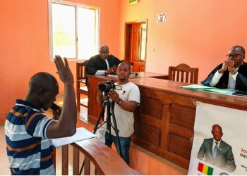 Boké-Présidentielle 2025: Les membres des CACV prêtent serment