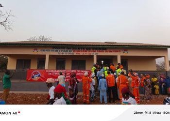 Télimélé-Santé: Le Consortium SMB-Winning inaugure le poste de santé du Secteur Thiaga