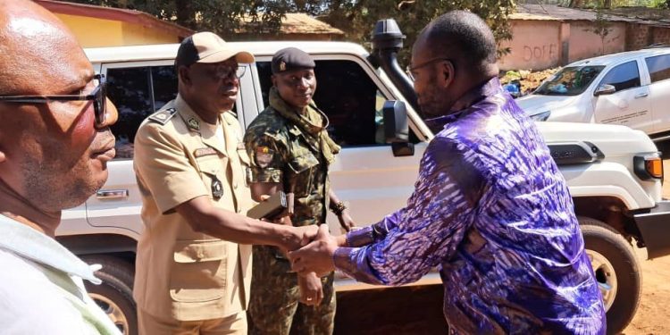 Boké-Sécurité: Le gouverneur poursuit sa tournée de prise de contact dans les services administratifs