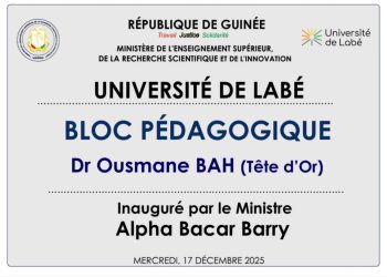 Immortalisation de feu Ousmane Bah « Tête d’Or » à l’Université de Labé : un hommage mérité à un bâtisseur du savoir