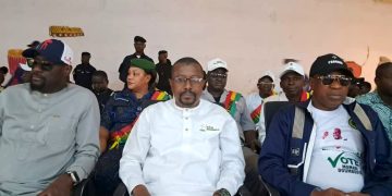 Boké: Le Ministre Mohamed Lamine Sy Savané en séjour de remerciements de la population de Kakandé