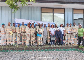 La CBG accueille une délégation de l’ITIE à Kamsar