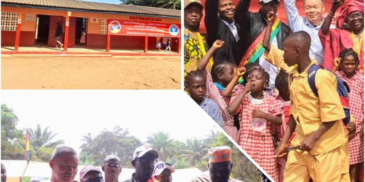 Boké/Malapouya: Inauguration de l&rsquo;école primaire du district Hafia rénovée par le Consortium SMB-Winning 