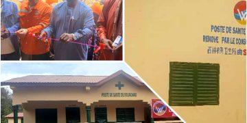 Boké/Santé: Le Consortium SMB-Winning et les communautés de Silikonko célèbrent l&rsquo;inauguration d&rsquo;un poste de santé flambant-neuf