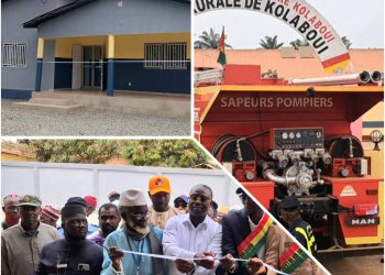 Boké: La CR de Kolaboui inaugure plusieurs infrastructures de base