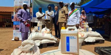 Boké-Humanitaire: Le PAM offre des kits alimentaires aux populations vulnérables du Secteur Kantouba (Tanènè)