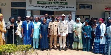 Kindia : le Gouverneur Mamadou Camara en tournée de prise de contact avec les cadres régionaux