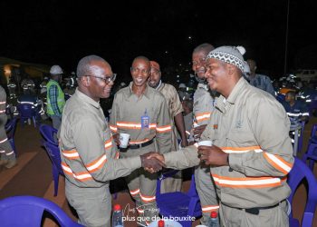 CBG : un moment de partage autour d’une rupture collective du jeûne avec les équipes de la Direction Groupe Mine