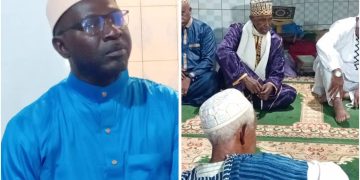 Kindia : le gouverneur Mamadou Camara au contact des fidèles musulmans lors de la Nuit du Destin