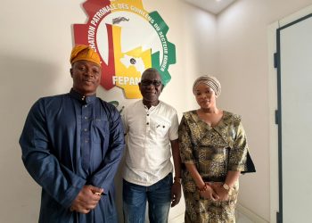 Ramadan : le couple Bangoura rend une visite de courtoisie à Ahmed Kanté