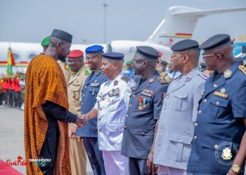 Conakry : accueil solennel pour le retour du Président Mamadi Doumbouya