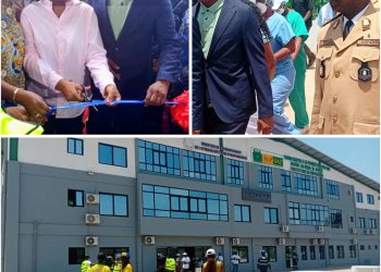 Forécariah : Amadou Oury Bah lance la vaccination contre le paludisme et inaugure une usine de gaz